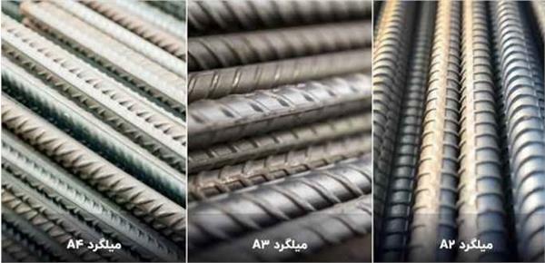 تفاوت میلگرد A2، A3 و A4: کدام را بخریم؟